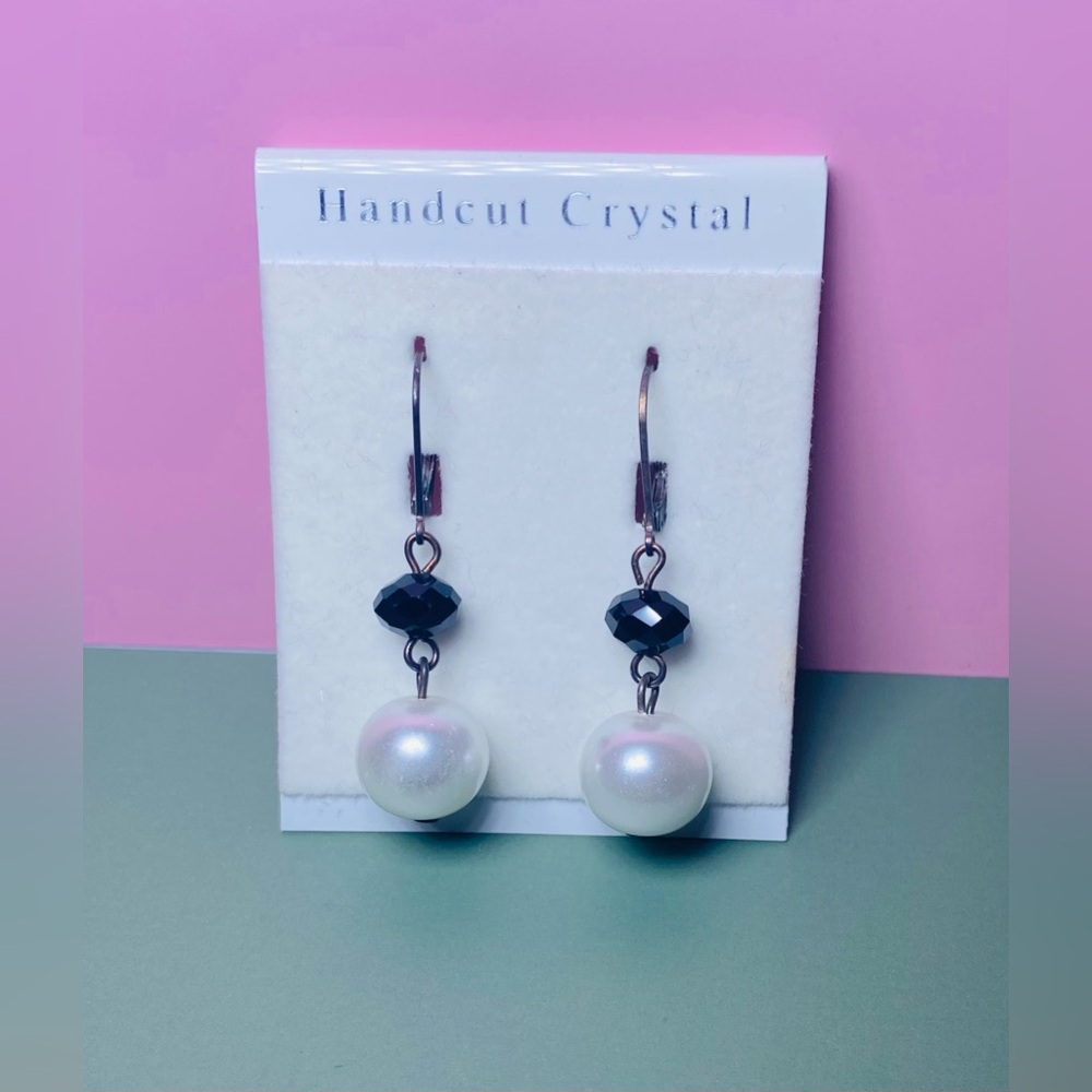 Honora Freshwater Pearl &‎ Black Onyx Dangle Earrings